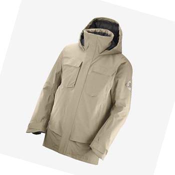 Chaquetas De Esquí Salomon STANCE CARGO Hombre Marrom | MX 3331WNB